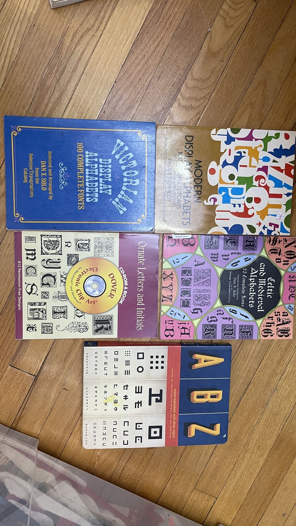 Lettering Alphabet Drawing Books Lot