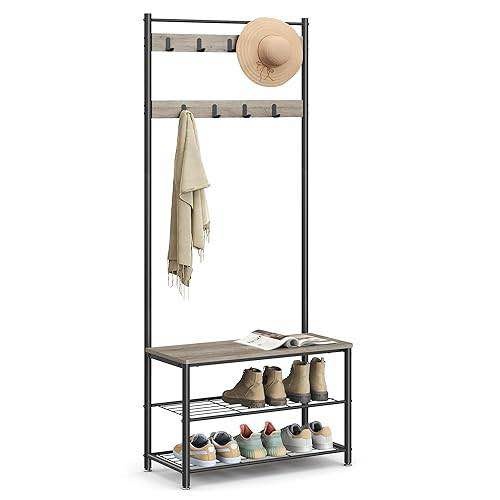 🔥 BRAND NEW – VASAGLE Entryway Coat Rack with Shoe Bench - photo 2