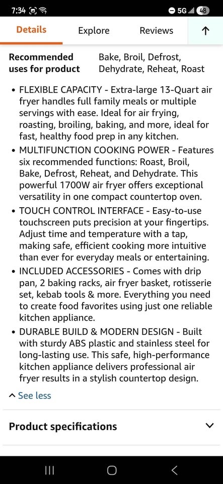 Air fryer - photo 5