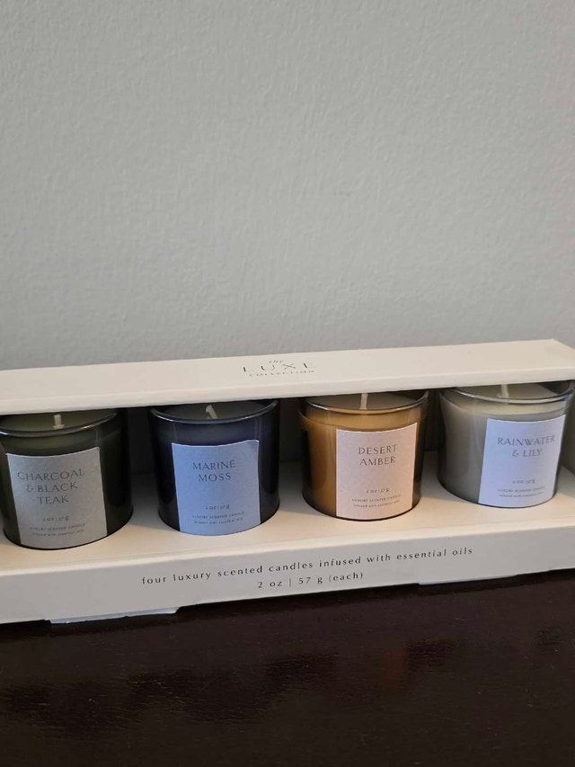 (2) 4-Pack Luxe Scented Candles