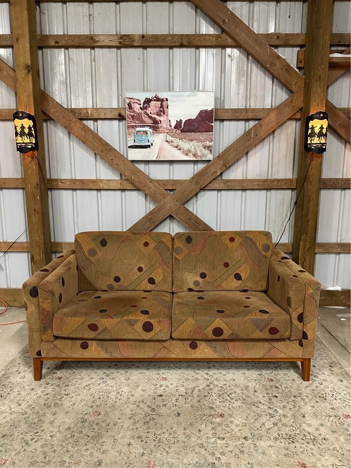 Abstract Vintage Loveseat