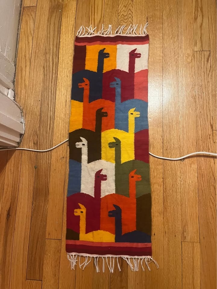 Handmade artisan Peruvian table runner
