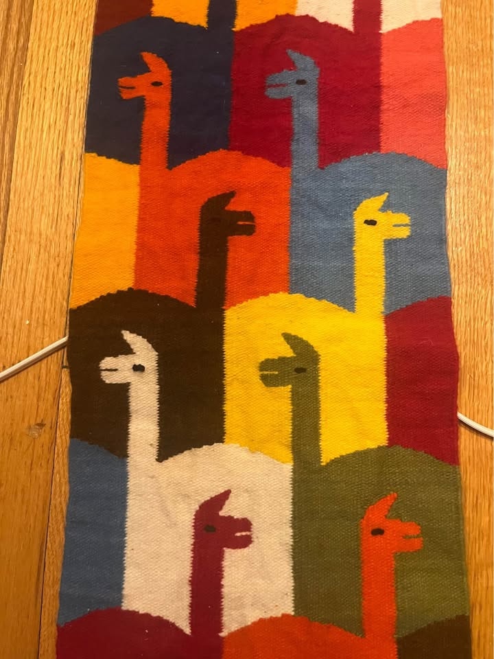 Handmade artisan Peruvian table runner - photo 2