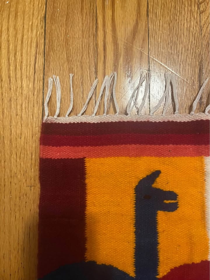 Handmade artisan Peruvian table runner - photo 3