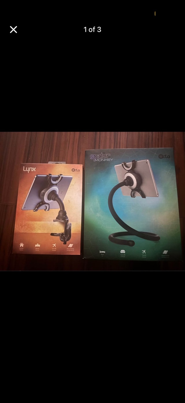 IPad/tablet flexible arm stand