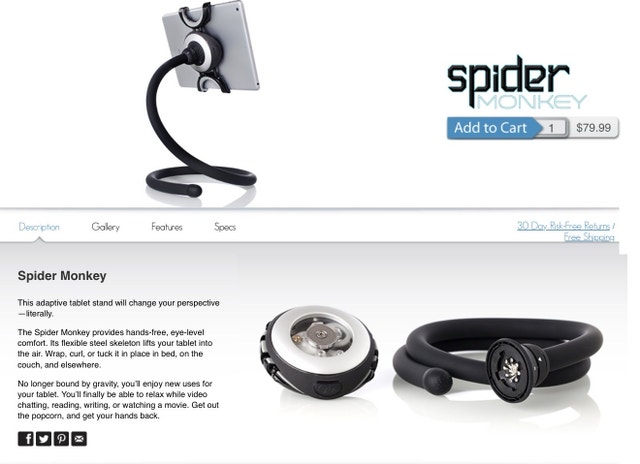 IPad/tablet flexible arm stand - photo 4