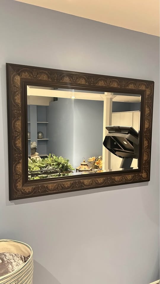 Ornate Framed Rectangular Mirror