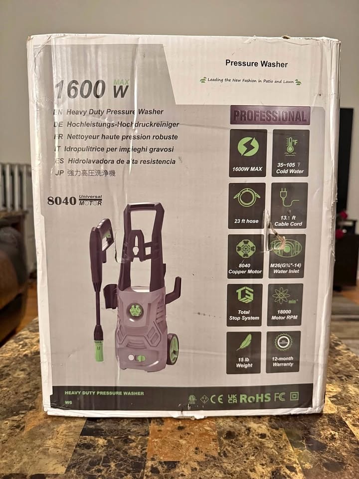Pressure Washer 1600W