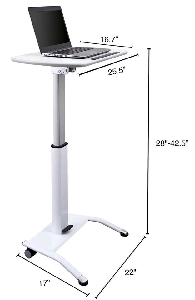 Brand New – Never Opened Stand-Up Desk / Laptop Lectern (White)