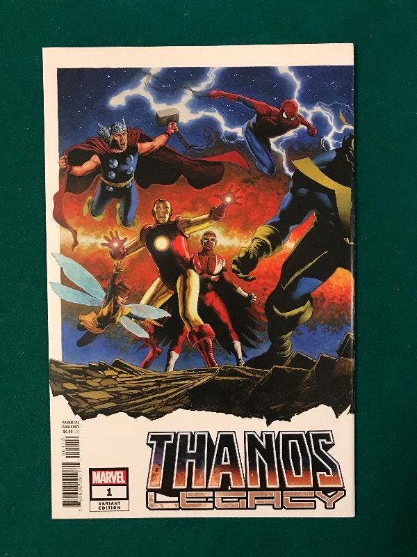 Thanos Legacy #1 Wraparound Variant 2018 Marvel Comic Book - photo 2