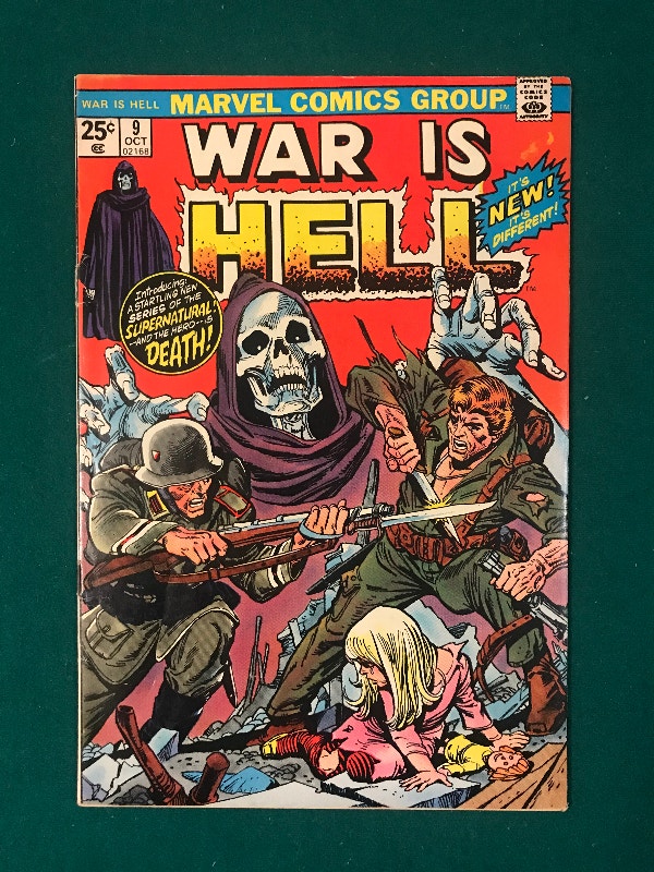 War is Hell #9 1st Appearance of Death Gil Kane Cover 1974