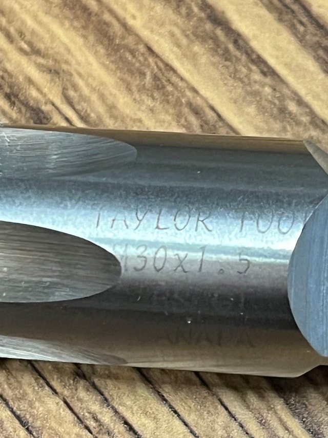 Taylor Tool M30 x 1.5 HS GT High Speed Steel Hand Tap - photo 3