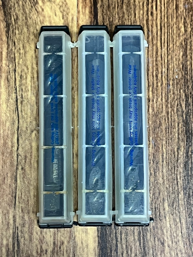 Three Machinist Taps OSG 3/8 - 24 GH4 3FX BOTT S/O