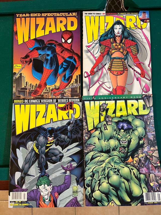 Wizard Comic Book Magazine Lot of 11 Plus More - photo 2
