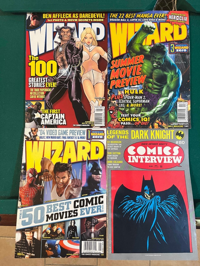 Wizard Comic Book Magazine Lot of 11 Plus More - photo 4