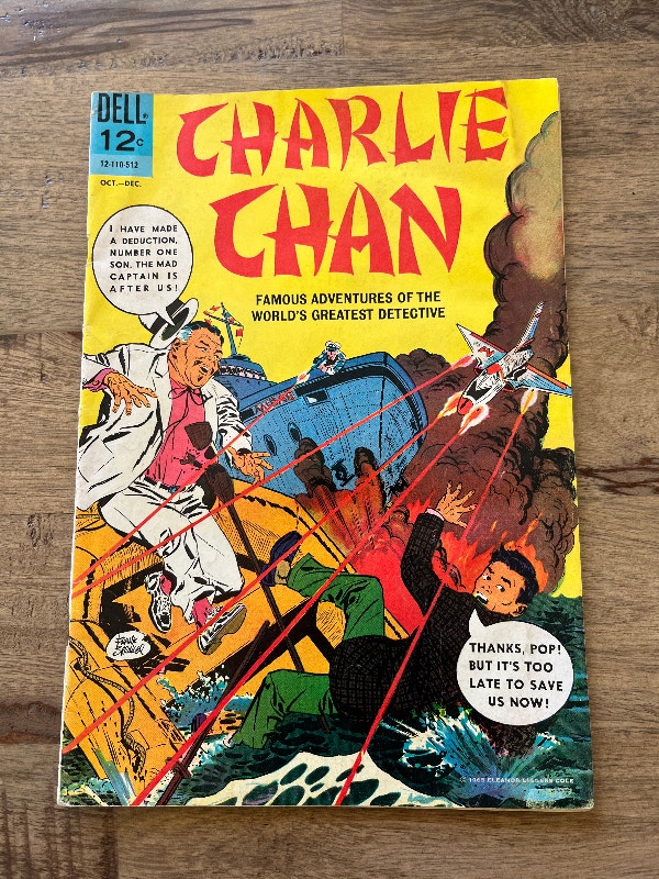 Charlie Chan #1 & #2 Dell Comic Book 1965 - photo 2