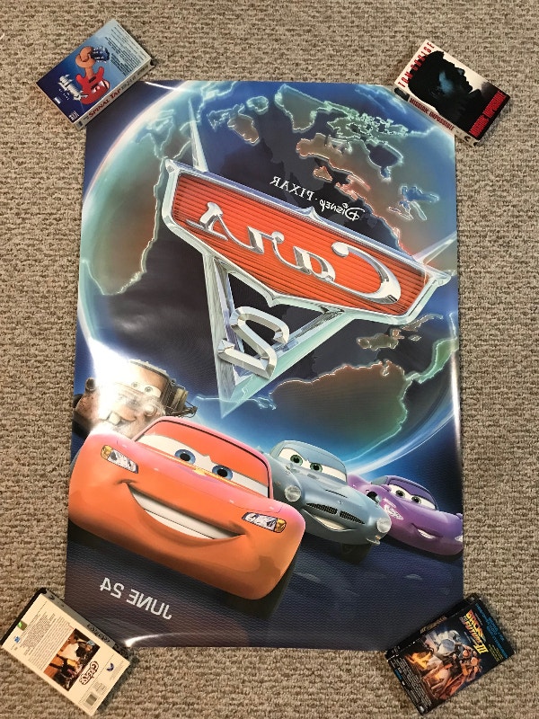 Cars Movie Poster Double Sided