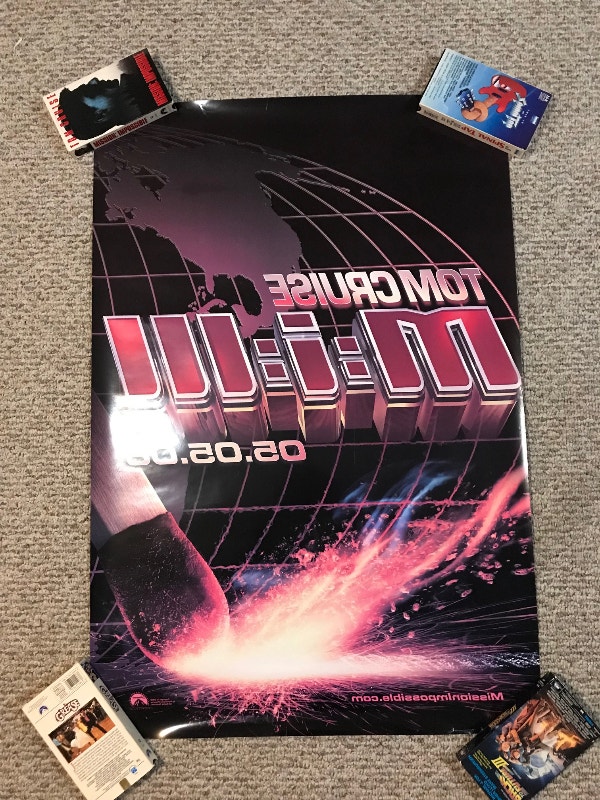 Mission Impossible 3 Movie Poster Double Sided Tom Cruise