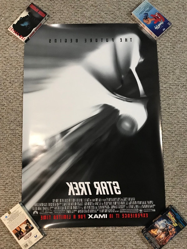 Star Trek Movie Poster 2009 JJ Abrams Chris Pine Double Sided