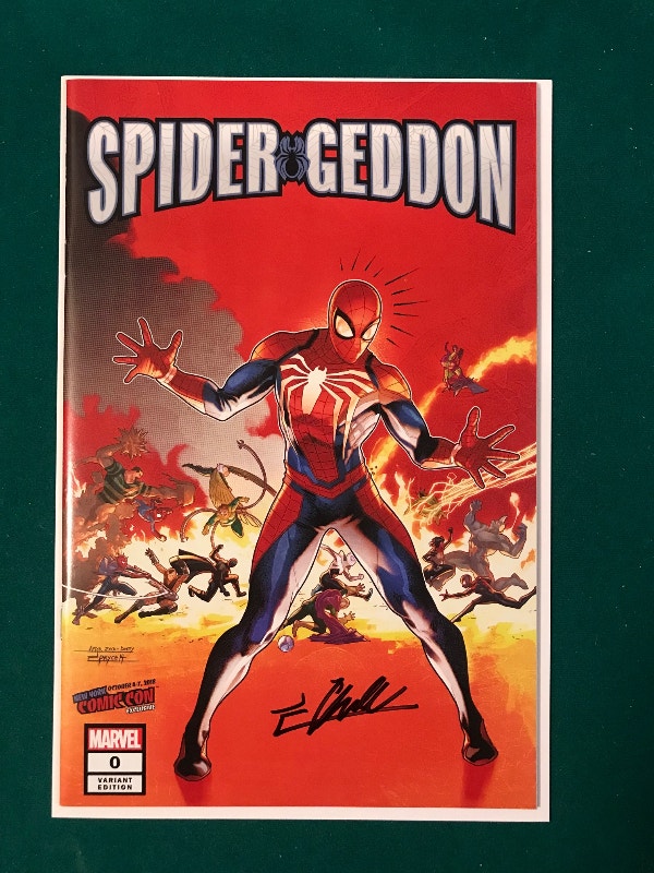 Spider Geddon #0 Comic Mint Edition Jamal Campbell Signature