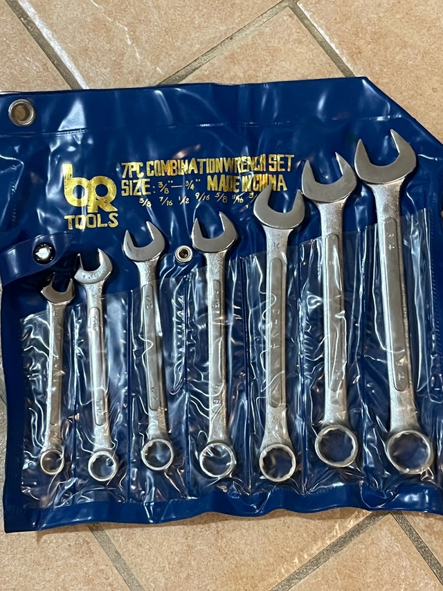 BR Tools 7 Piece Wrench Set