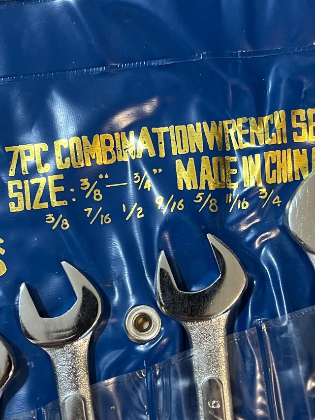 BR Tools 7 Piece Wrench Set - photo 2