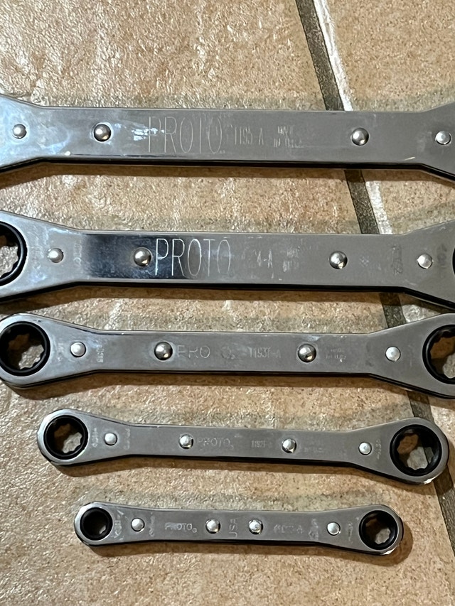 Proto Double Box End Ratcheting Wrench Set - photo 2