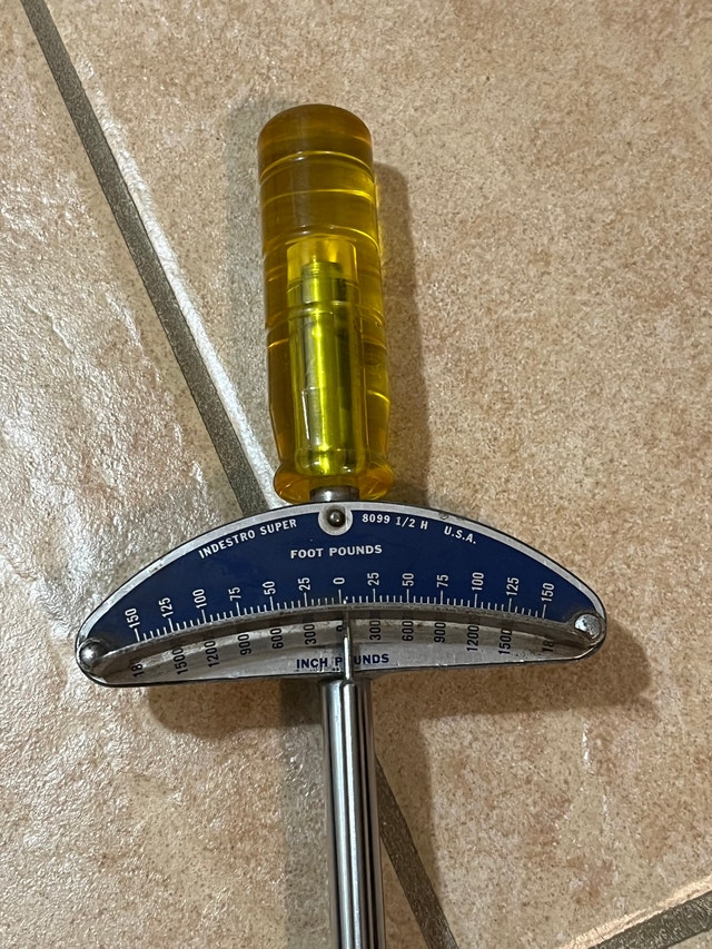 Indestro Torque Wrench 1/2" Drive No. 8099 USA - photo 2