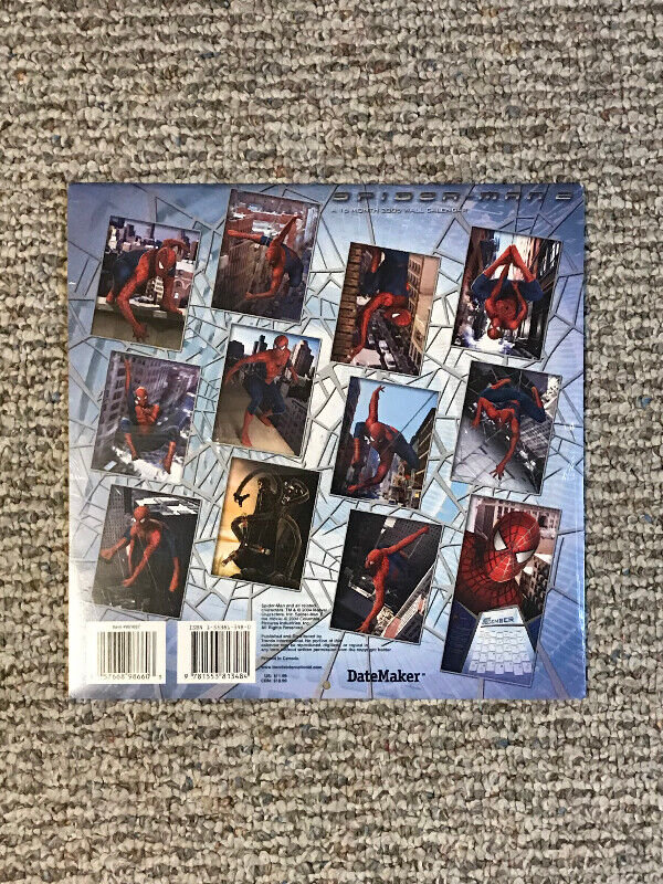 Spiderman 2 Wall Calendar 2005 Marvel Comics - photo 2