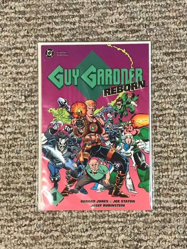 Guy Gardner Reborn Comic Book Set Green Lantern Lobo Appearance - photo 2