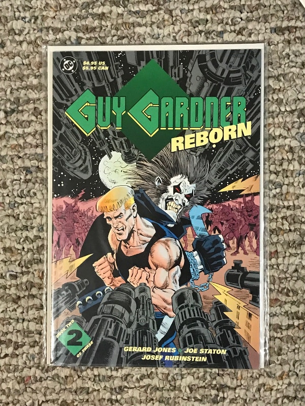 Guy Gardner Reborn Comic Book Set Green Lantern Lobo Appearance - photo 4