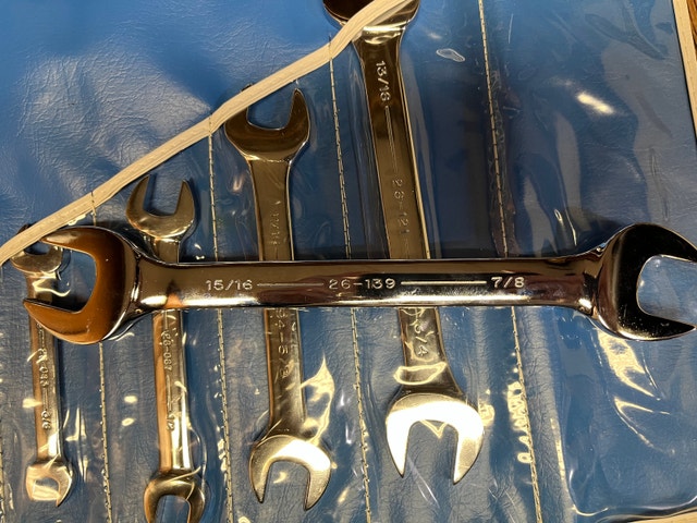 Armstrong 29-342 Open End 6 PC Wrench Set Made in USA Pristine - photo 3