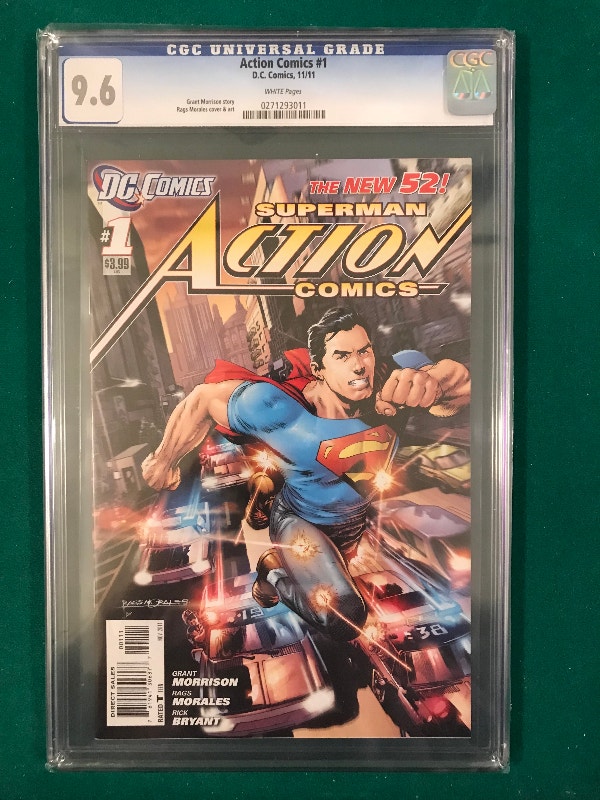Action Comics #1 New 52 CGC 9.6 Superman Comic Book