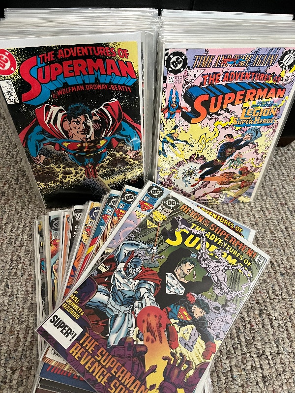 Adventures of Superman Comic Lot of 74 Issues