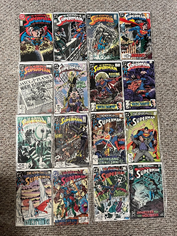 Adventures of Superman Comic Lot of 74 Issues - photo 2