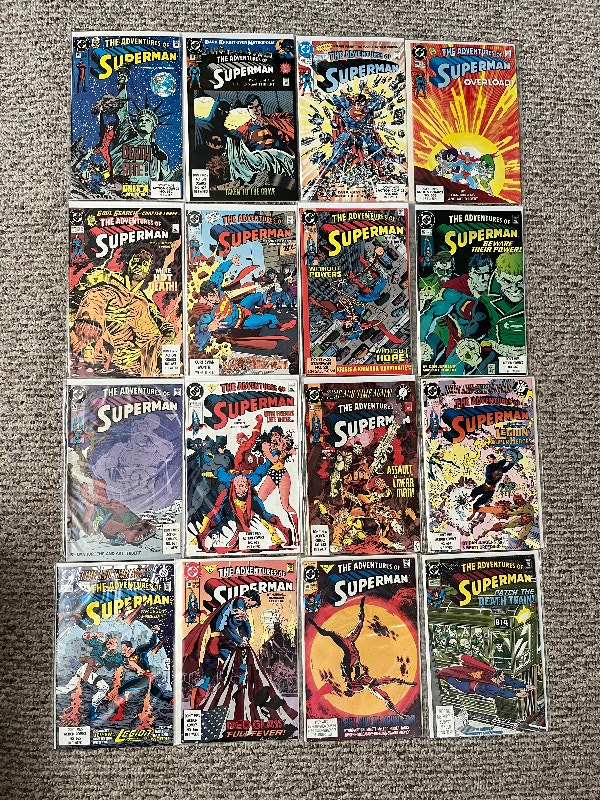 Adventures of Superman Comic Lot of 74 Issues - photo 3