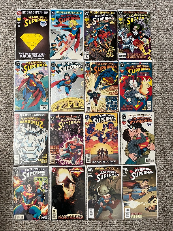 Adventures of Superman Comic Lot of 74 Issues - photo 5