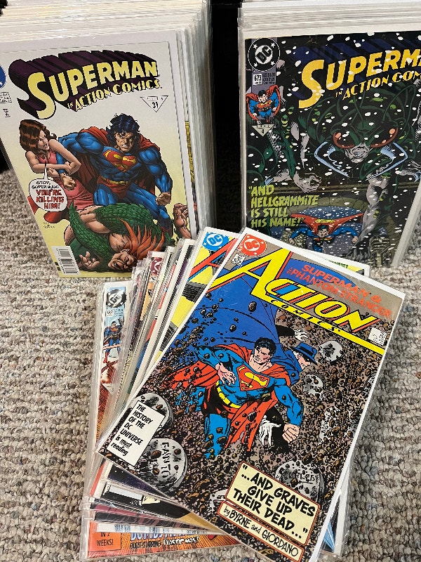 Action Comics Superman Lot of 94 Comic Books