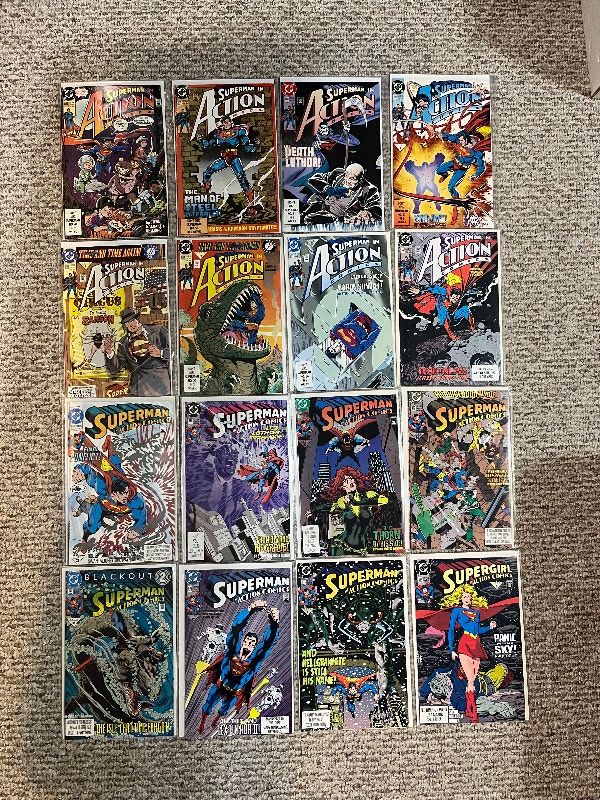 Action Comics Superman Lot of 94 Comic Books - photo 3