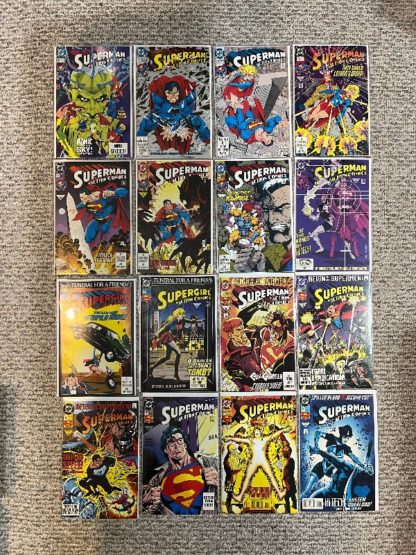 Action Comics Superman Lot of 94 Comic Books - photo 4