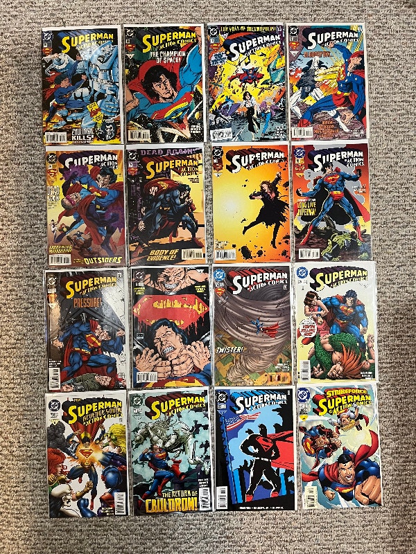 Action Comics Superman Lot of 94 Comic Books - photo 5