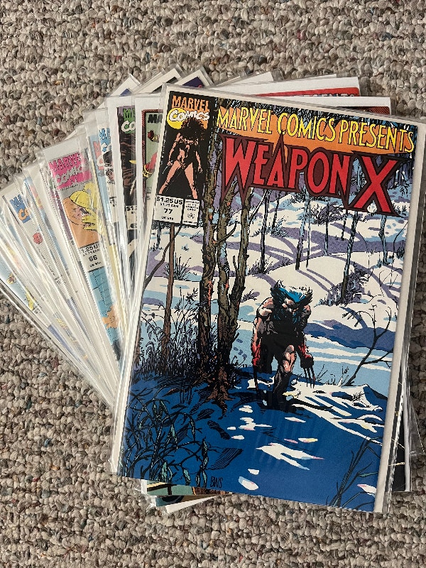 Marvel Comics Presents Weapon X Wolverine Lot of 12