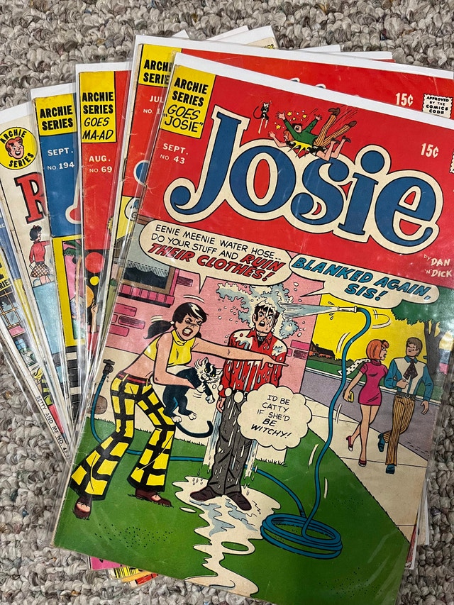Archie Comic Lot 7 Issues 15 cent Covers