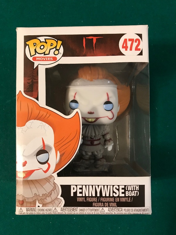 Funko Pop Pennywise With Boat #472 IT Movie