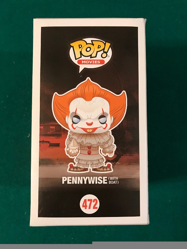 Funko Pop Pennywise With Boat #472 IT Movie - photo 2