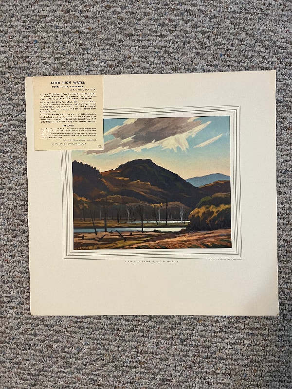 After High Water Lithographic Art Print By Herbert Sidney Palmer