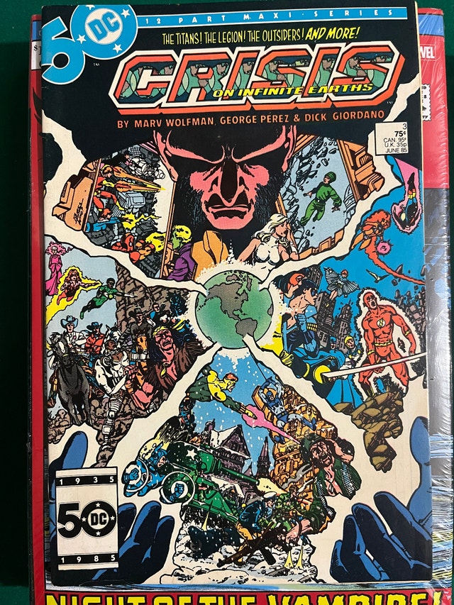 Crisis on Infinite Earth's #1, #3, #5, #6, #12 DC Comic Books - photo 3