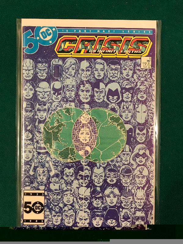 Crisis on Infinite Earth's #1, #3, #5, #6, #12 DC Comic Books - photo 4