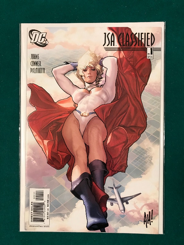 JSA Classified #1 & #2 Adam Hughes 2nd Print Variants NM+ Comic - photo 2
