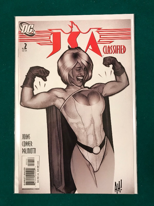 JSA Classified #1 & #2 Adam Hughes 2nd Print Variants NM+ Comic - photo 3